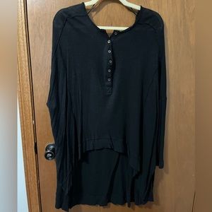 Free People high-low henley top